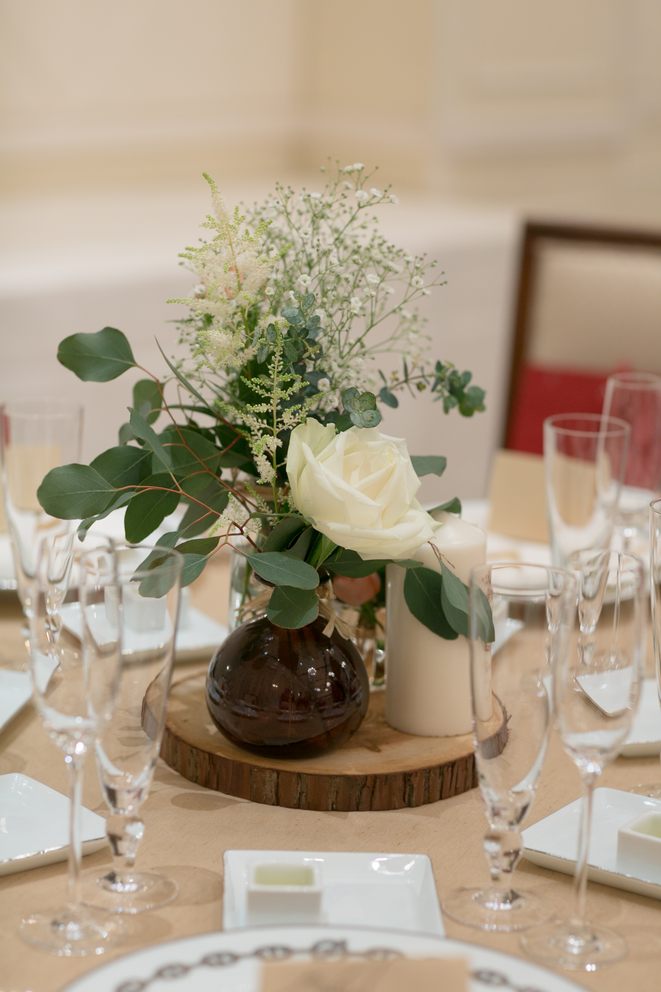 ゲストテーブル装花 ブログ パーティレポート 大阪 梅田の結婚式ならアイネス ヴィラノッツェ大阪