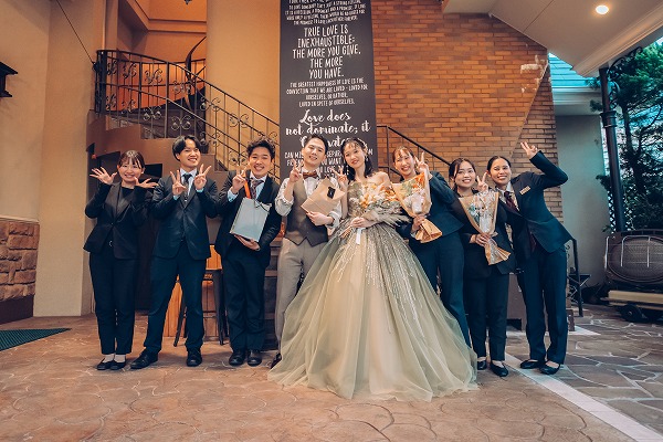 ワンチームで創った結婚式