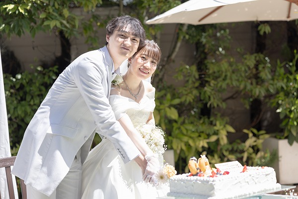 ケーキ入刀