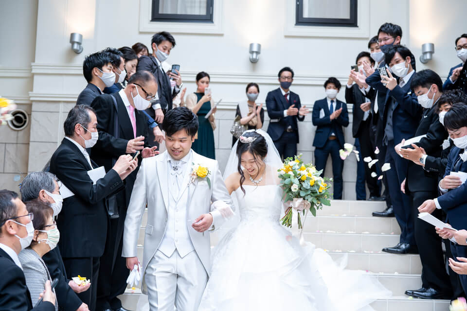 コロナ禍ということで、本当に結婚式ができるのか心配はたくさんありました