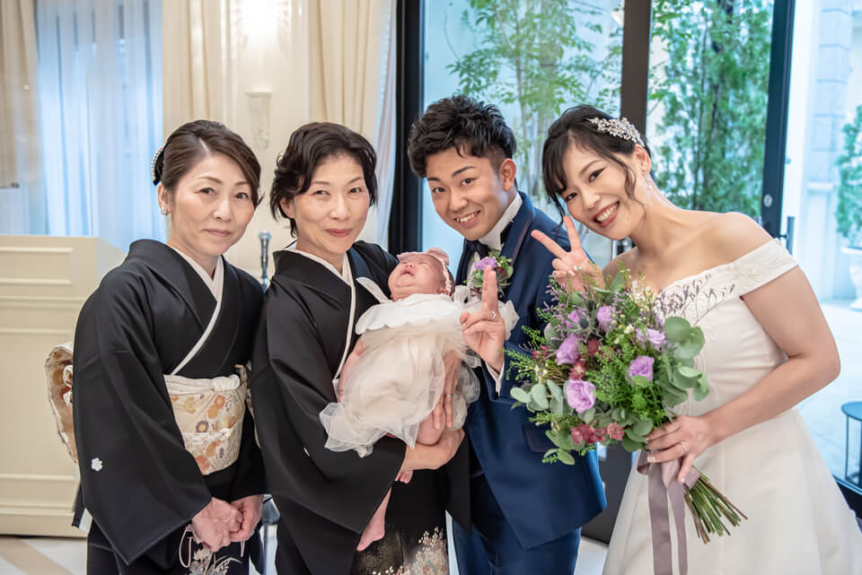 そんなご結婚式にするため　一致団結いたしました